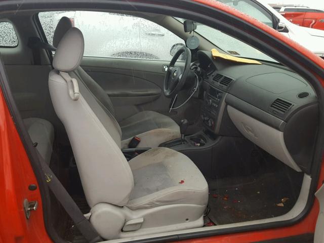 1G1AK15FX77179014 - 2007 CHEVROLET COBALT LS RED photo 5