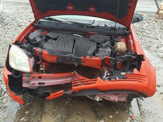 1G1AK15FX77179014 - 2007 CHEVROLET COBALT LS RED photo 7