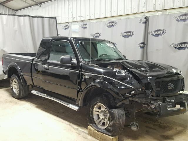 1FTYR44UX4PA59244 - 2004 FORD RANGER SUP BLACK photo 1