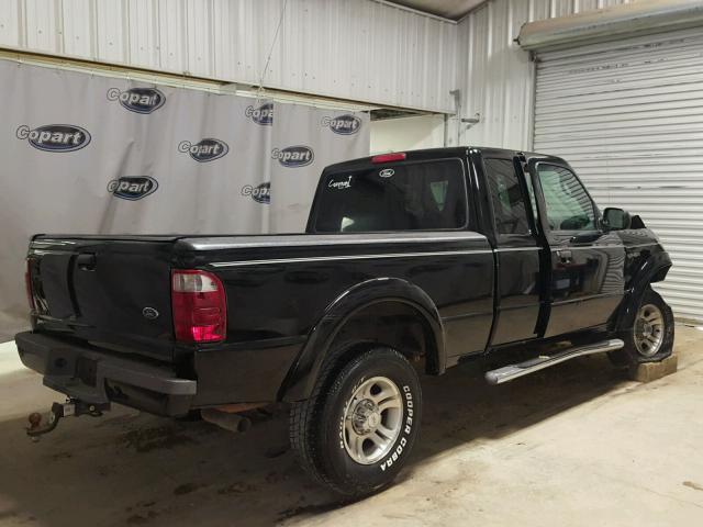 1FTYR44UX4PA59244 - 2004 FORD RANGER SUP BLACK photo 4