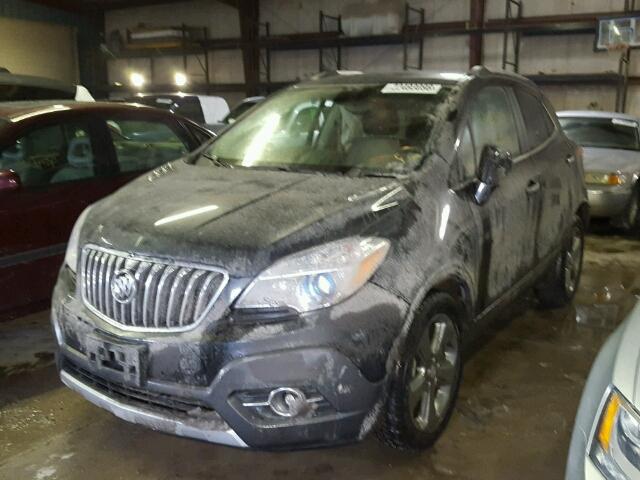 KL4CJCSB2DB166485 - 2013 BUICK ENCORE BLACK photo 2