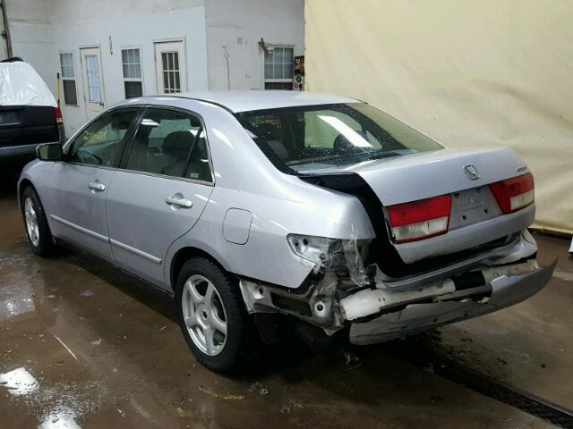 1HGCM66344A065411 - 2004 HONDA ACCORD LX SILVER photo 3