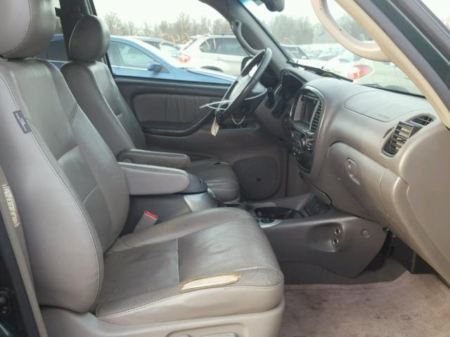 5TDBT48A06S272199 - 2006 TOYOTA SEQUOIA LI GREEN photo 5