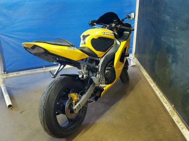 JKBZXJB184A032747 - 2004 KAWASAKI ZX636 B1 YELLOW photo 4