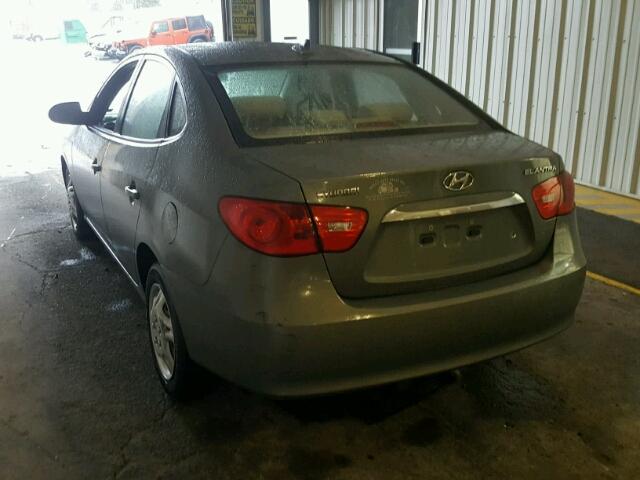 KMHDU4AD6AU830664 - 2010 HYUNDAI ELANTRA BL GREEN photo 3