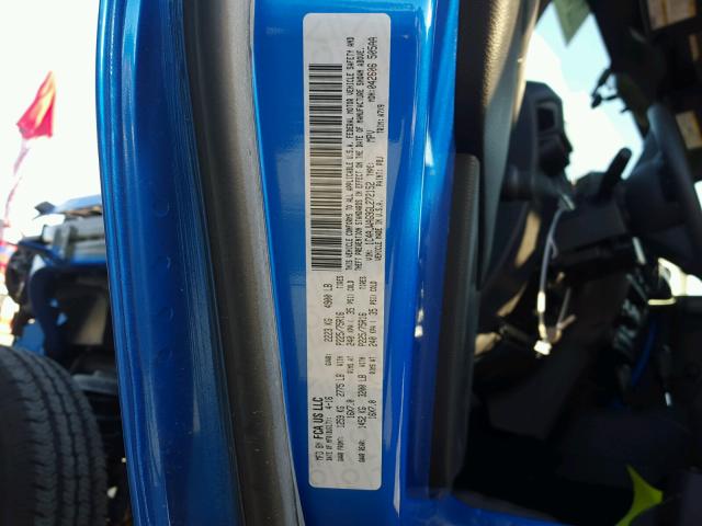 1C4AJWAG9GL272152 - 2016 JEEP WRANGLER S BLUE photo 10