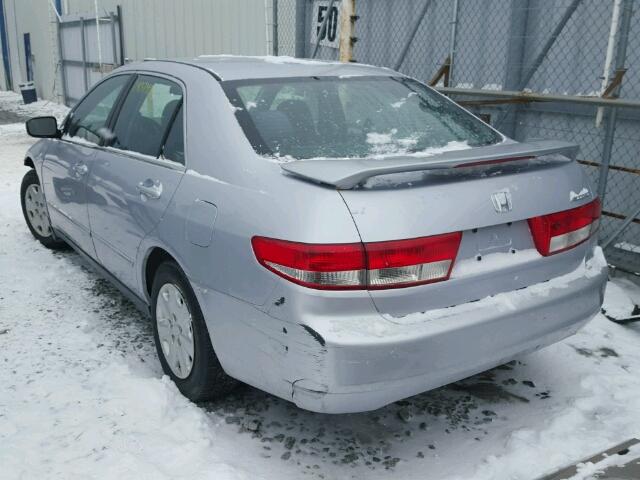 1HGCM56424A810787 - 2004 HONDA ACCORD LX SILVER photo 3