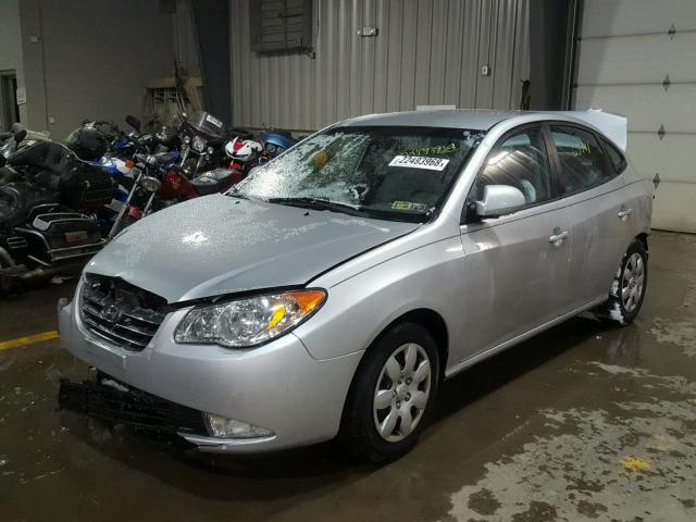 KMHDU46DX8U567727 - 2008 HYUNDAI ELANTRA GL SILVER photo 2