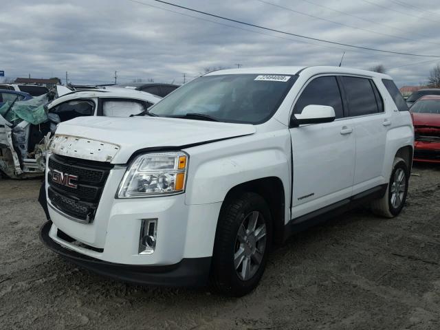 2CTALBEW4A6295590 - 2010 GMC TERRAIN SL WHITE photo 2