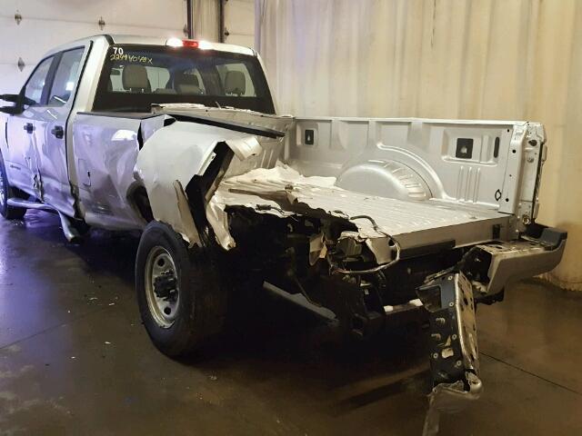 1FT8W3AT9HEB14699 - 2017 FORD F350 SUPER SILVER photo 3
