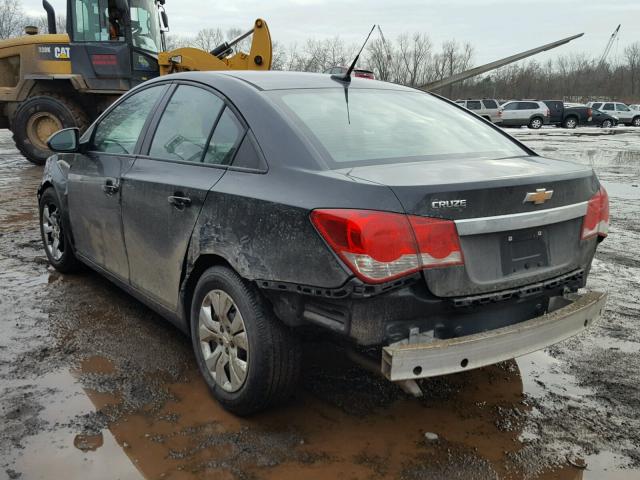 1G1PA5SG7E7325139 - 2014 CHEVROLET CRUZE LS BLACK photo 3