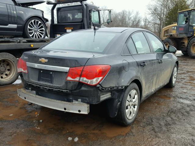 1G1PA5SG7E7325139 - 2014 CHEVROLET CRUZE LS BLACK photo 4