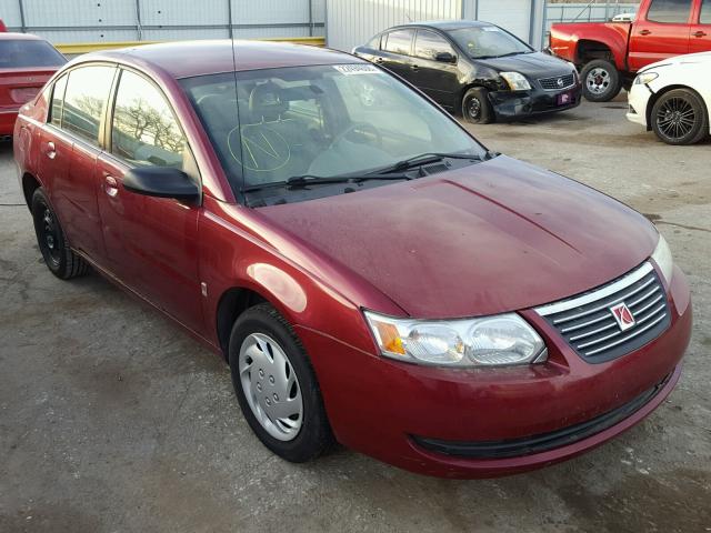 1G8AJ55F27Z116408 - 2007 SATURN ION LEVEL RED photo 1