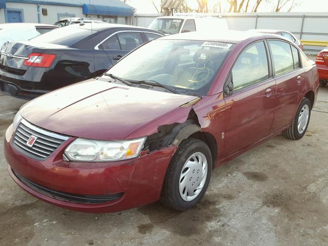 1G8AJ55F27Z116408 - 2007 SATURN ION LEVEL RED photo 2