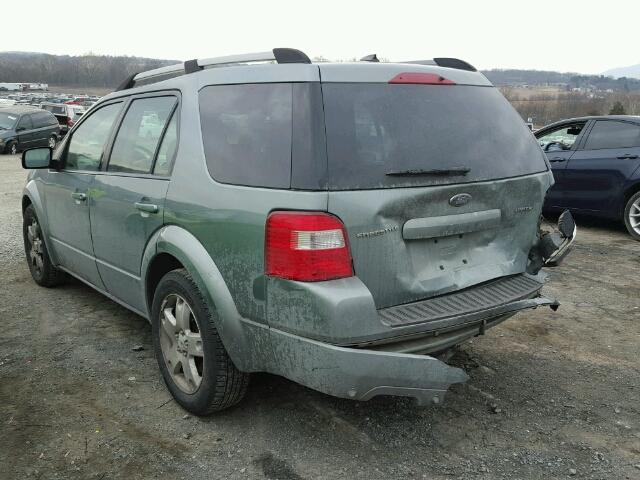 1FMDK03127GA14110 - 2007 FORD FREESTYLE GREEN photo 3