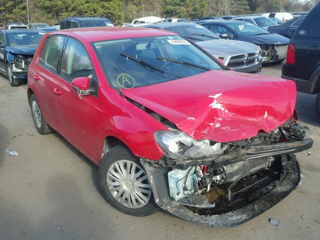 WVWDA7AJ2BW339213 - 2011 VOLKSWAGEN GOLF RED photo 1