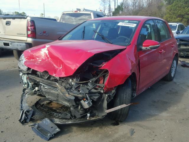 WVWDA7AJ2BW339213 - 2011 VOLKSWAGEN GOLF 红色 照片 2