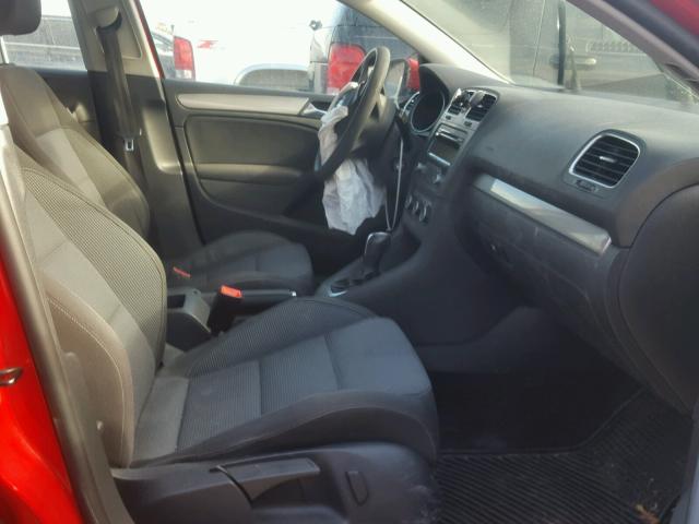 WVWDA7AJ2BW339213 - 2011 VOLKSWAGEN GOLF 红色 照片 5