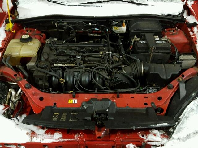 1FAFP37N57W288071 - 2007 FORD FOCUS ZX5 RED photo 7