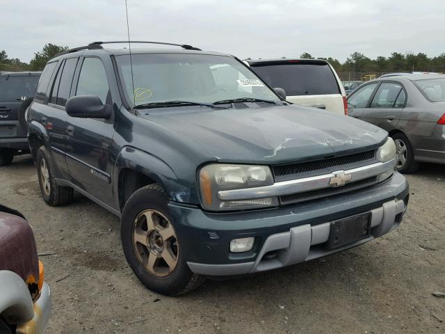 1GNDT13S932279475 - 2003 CHEVROLET TRAILBLAZE GREEN photo 1