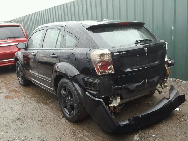 1B3HB48B87D154163 - 2007 DODGE CALIBER SX BLACK photo 3