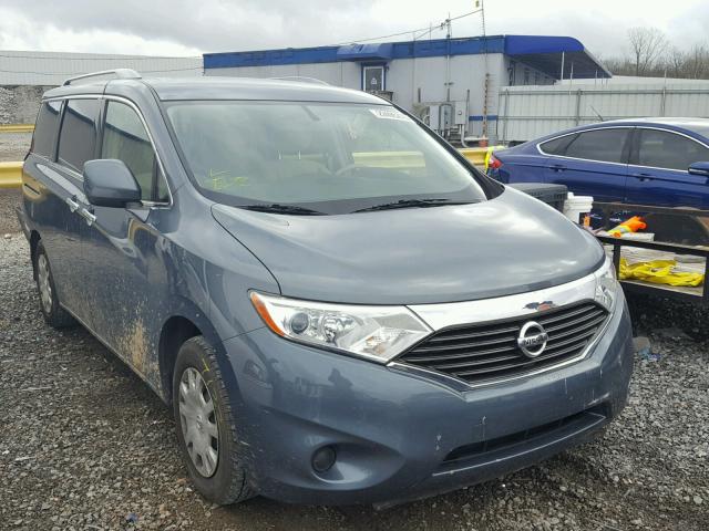 JN8AE2KP2C9032691 - 2013 NISSAN QUEST BLUE photo 1