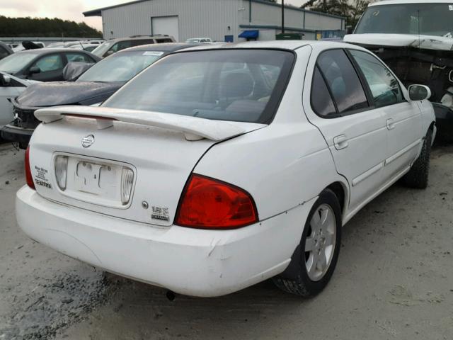 3N1CB51D36L550636 - 2006 NISSAN SENTRA 1.8 WHITE photo 4