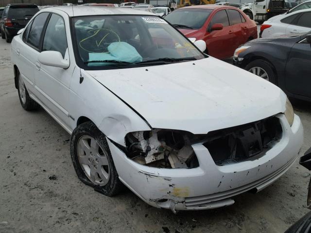 3N1CB51D36L550636 - 2006 NISSAN SENTRA 1.8 WHITE photo 9