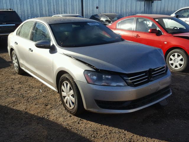 1VWAP7A37CC024118 - 2012 VOLKSWAGEN PASSAT S SILVER photo 1