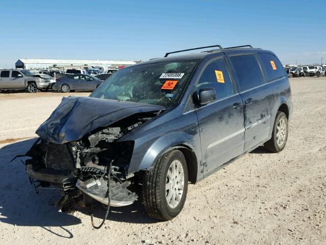 2C4RC1BG0ER433717 - 2014 CHRYSLER TOWN & COU BLACK photo 2