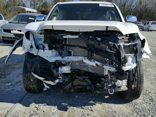 5TFGZ5AN8HX067380 - 2017 TOYOTA TACOMA DOU WHITE photo 9