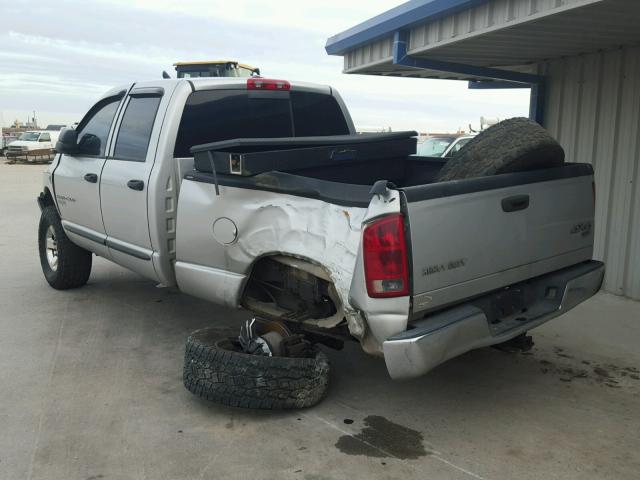 3D7KS28C46G291142 - 2006 DODGE RAM 2500 S SILVER photo 3