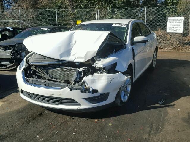 1FAHP2E8XEG136259 - 2014 FORD TAURUS SEL WHITE photo 2