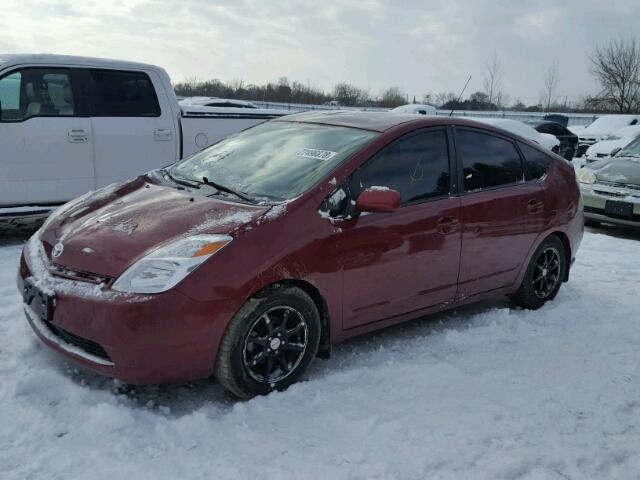 JTDKB22U240066683 - 2004 TOYOTA PRIUS RED photo 2