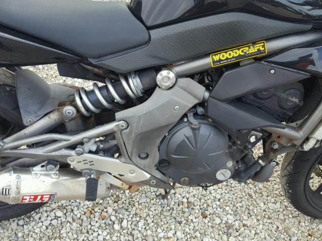 JKAEXEC1X9DA32167 - 2009 KAWASAKI EX650 C BLACK photo 9