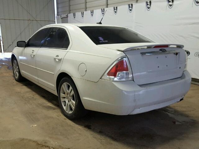 3FAHP08Z78R105346 - 2008 FORD FUSION SEL WHITE photo 3