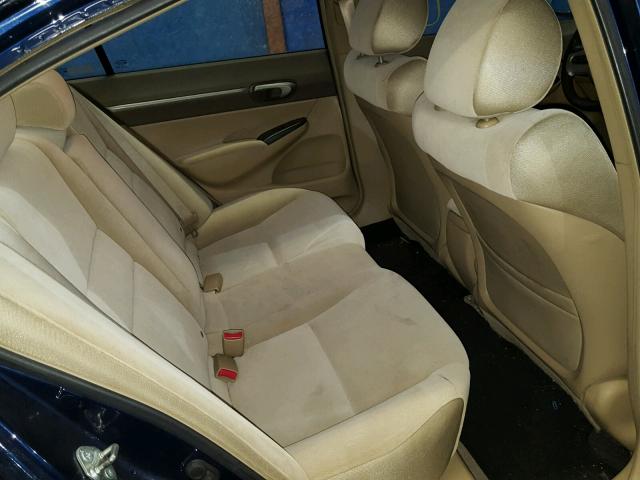 1HGFA16896L137053 - 2006 HONDA CIVIC EX 蓝色 照片 6