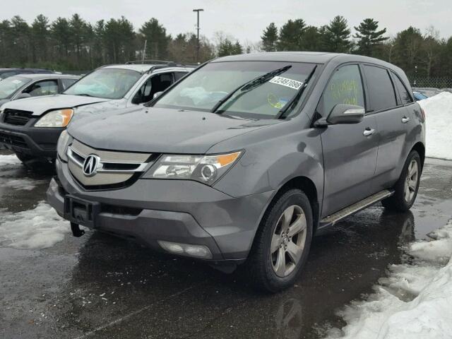 2HNYD28857H528405 - 2007 ACURA MDX SPORT GRAY photo 2