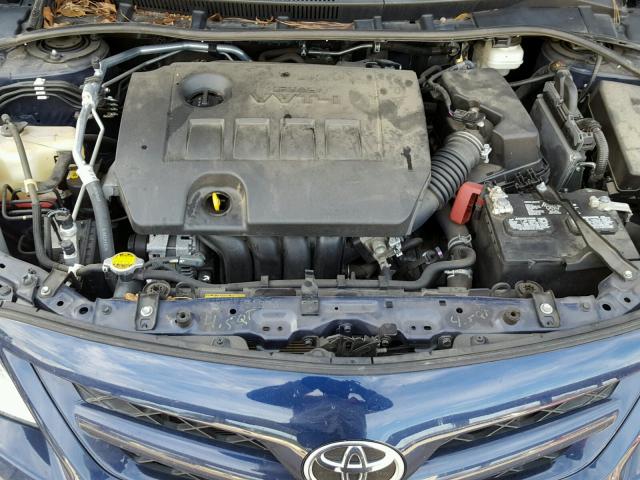 2T1BU4EEXDC959197 - 2013 TOYOTA COROLLA BA BLUE photo 7