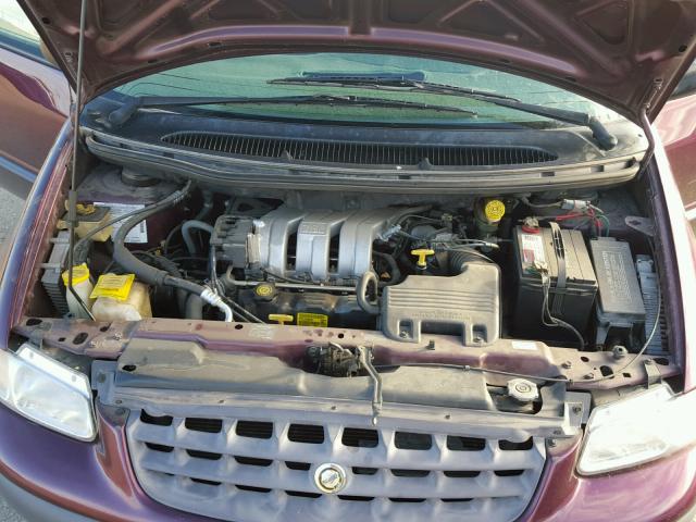 2C4GJ24G6YR728731 - 2000 CHRYSLER GRAND VOYA MAROON photo 7