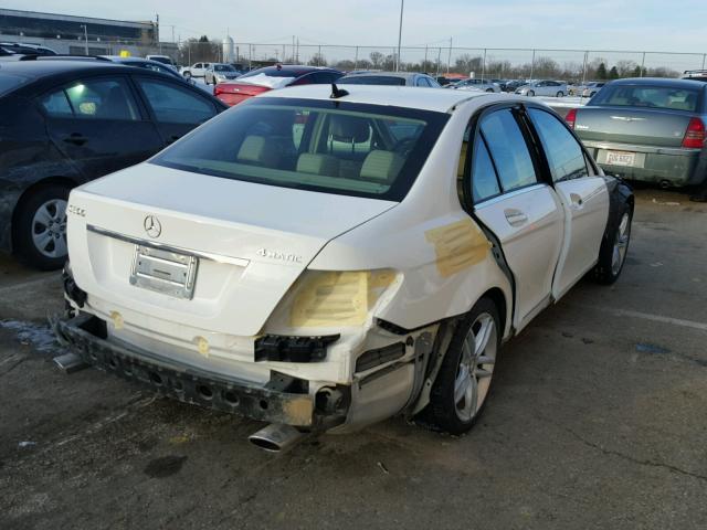 WDDGF8AB9EG229759 - 2014 MERCEDES-BENZ C 300 4MAT WHITE photo 4