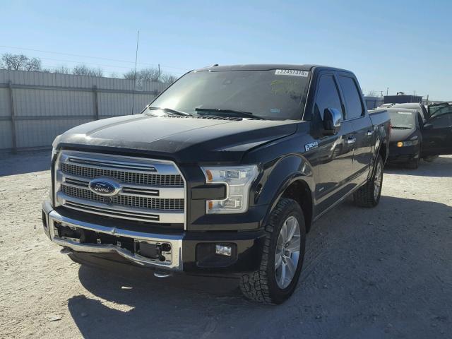 1FTEW1EG3GFB98645 - 2016 FORD F150 SUPER BLACK photo 2