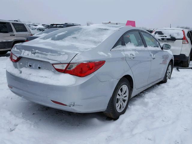 5NPEB4AC0BH167397 - 2011 HYUNDAI SONATA GLS WHITE photo 4