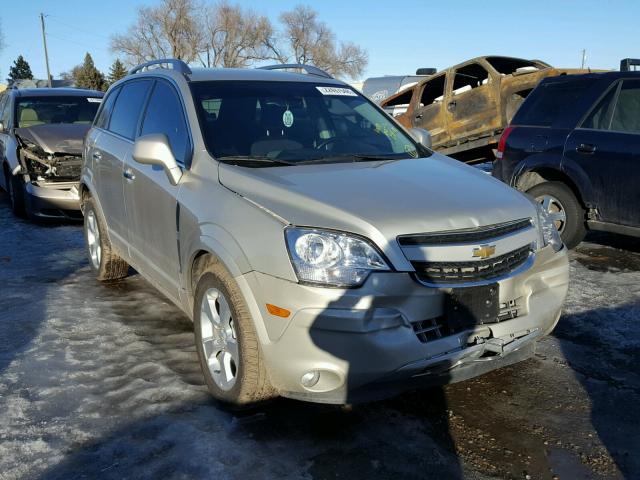 3GNAL3EK1ES650549 - 2014 CHEVROLET CAPTIVA LT GOLD photo 1