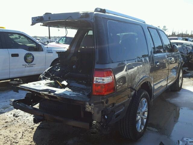 1FMJK1KT1HEA77661 - 2017 FORD EXPEDITION GRAY photo 4