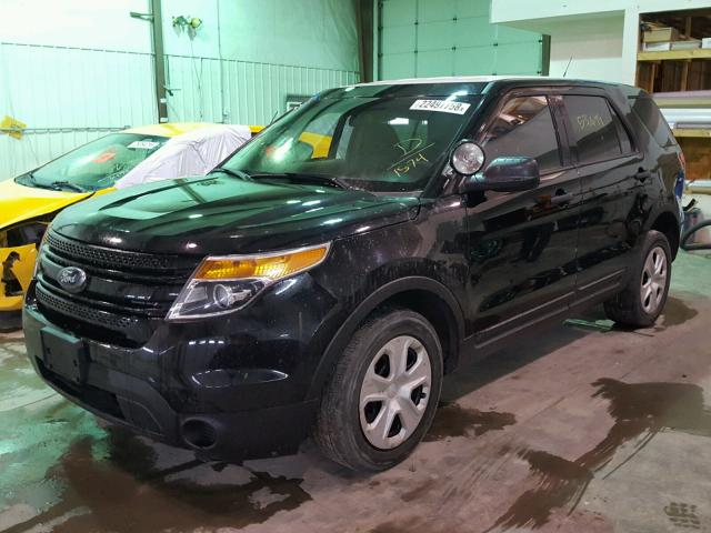 1FM5K8AR4FGB91574 - 2015 FORD EXPLORER P BLACK photo 2