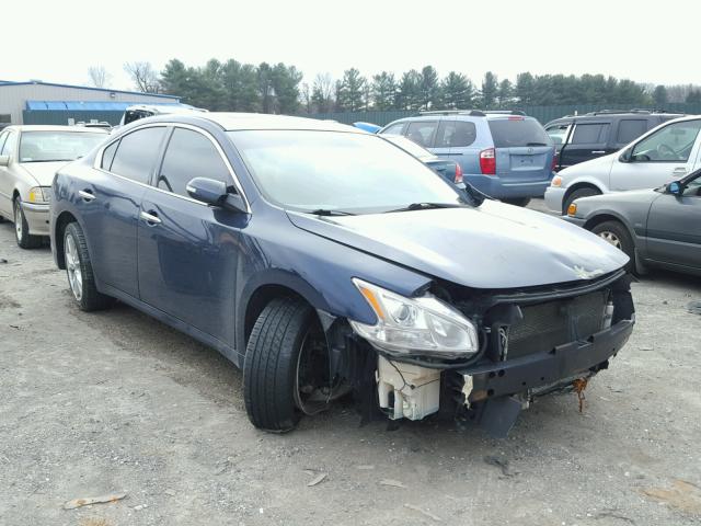 1N4AA5APXAC800708 - 2010 NISSAN MAXIMA S BLUE photo 1