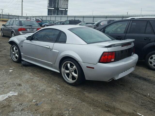 1FAFP42X74F241439 - 2004 FORD MUSTANG GT SILVER photo 3