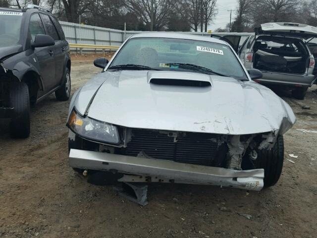 1FAFP42X74F241439 - 2004 FORD MUSTANG GT SILVER photo 9