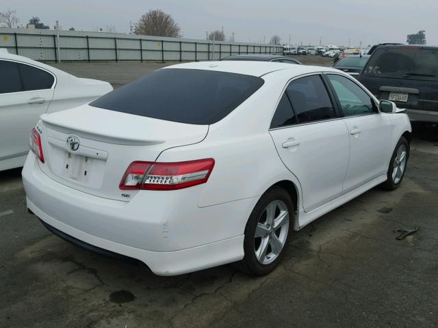 4T1BF3EK3BU756030 - 2011 TOYOTA CAMRY BASE WHITE photo 4